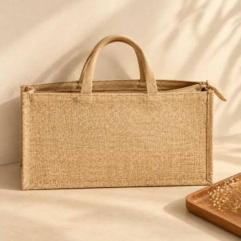Basic Jute Zip Bags for wholesale, bulk supply