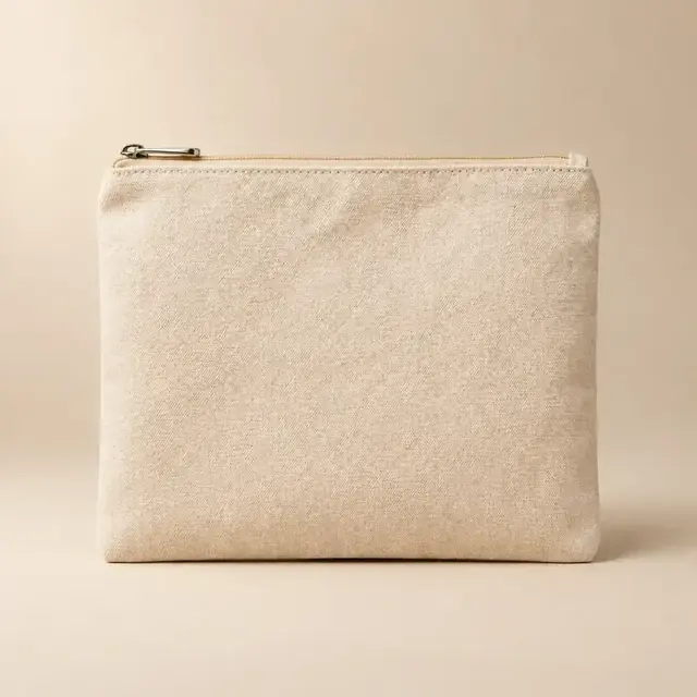 Cotton Zipper Pouches for wholesale, bulk supply