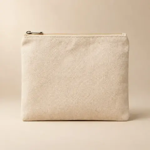Cotton Zipper Pouches for wholesale, bulk supply