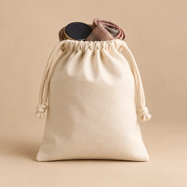 Medium Cotton Drawstring Bags for wholesale, bulk supply