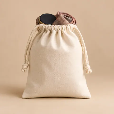 Medium Cotton Drawstring Bags for wholesale, bulk supply