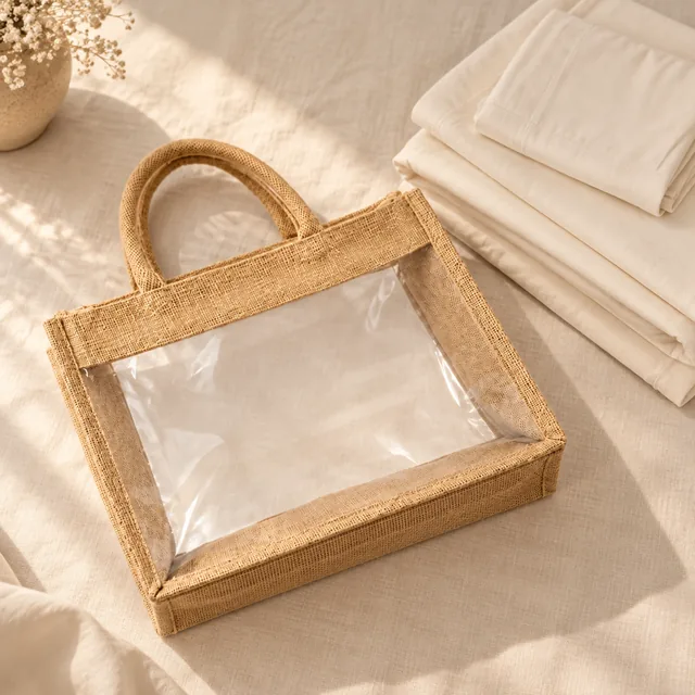 Jute Bedsheet Organizer Bags for wholesale, bulk supply