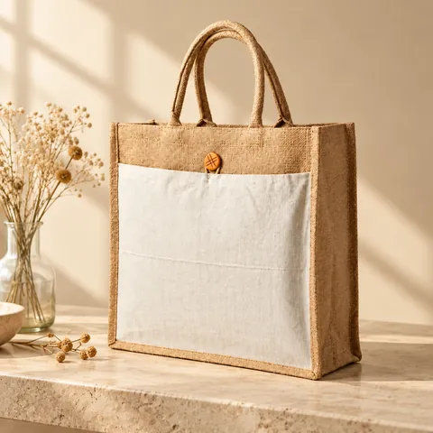 Jute Pocket Bags for wholesale, bulk supply