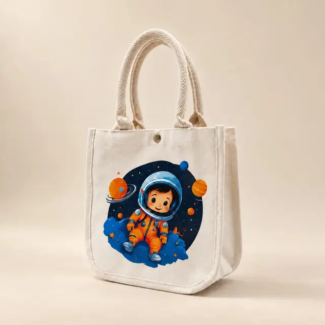 Kids Tote Bag, Astronaut Print for wholesale, bulk supply