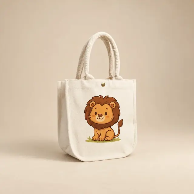 Kids Tote Bag, Lion Print for wholesale, bulk supply