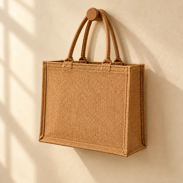 Natural Jute Tote Bags for wholesale, bulk supply